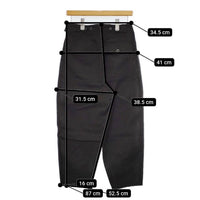 MHL. DRY Natural Cotton CANVAS 595-3243504 コットン サイズ0 パンツ 23AW チャコールグレー系 レディース エムエイチエル【中古】5-0730G∞