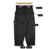 MHL. DRY Natural Cotton CANVAS 595-3243504 コットン サイズ0 パンツ 23AW チャコールグレー系 レディース エムエイチエル【中古】5-0730G∞