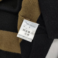 MHL. 595-2263550 PURE WOOL サイズ2 クルーネック セーター ニット 22AW ブラック カーキ レディース エムエイチエル【中古】5-0107T♪