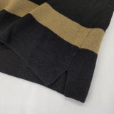 MHL. 595-2263550 PURE WOOL サイズ2 クルーネック セーター ニット 22AW ブラック カーキ レディース エムエイチエル【中古】5-0107T♪