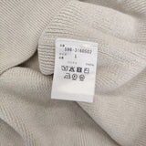 MHL. 596-3160502 VINTAGE DRY COTTON サイズL ハーフジップ コットン セーター ニット 23SS アイボリー メンズ エムエイチエル【中古】5-0117M♪