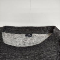 45R/45rpm 超ガーゼ裏毛の908スウェット 定価29700円 スウェット グレー レディース フォーティーファイブアールピーエム【中古】5-0730M∞