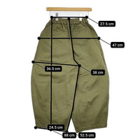 HARVESTY チノ サーカスパンツ サイズ0 パンツ カーキ レディース ハーベスティ【中古】5-0730G∞