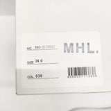 MHL. ARMY SHOES 595-3170503 定価16500円 サイズ24.0cm スニーカー ホワイト レディース エムエイチエル【中古】5-0219G◎