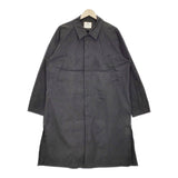 snow peak Indigo C/N Trench Coat JK-20SU008 サイズM トレンチ ステンカラーコート チャコールグレー メンズ スノーピーク【中古】5-0119M♪