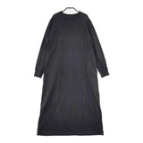 snow peak Recycled Cotton Heavy L/S Dress SW-22AW401 定価14300円 ワンピース チャコールグレー レディース スノーピーク【中古】5-0730M∞