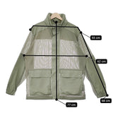 snow peak Insect Shield Jacket JK-22SU009 サイズM メッシュジャケット ブルゾン カーキ メンズ スノーピーク【中古】5-0119M♪