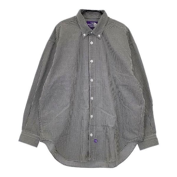 THE NORTH FACE PURPLE LABEL Button Down Gingham Field Shirt NTW3434N 長袖シャツ グレー レディース ザノースフェイスパープルレーベル【中古】5-0730M∞