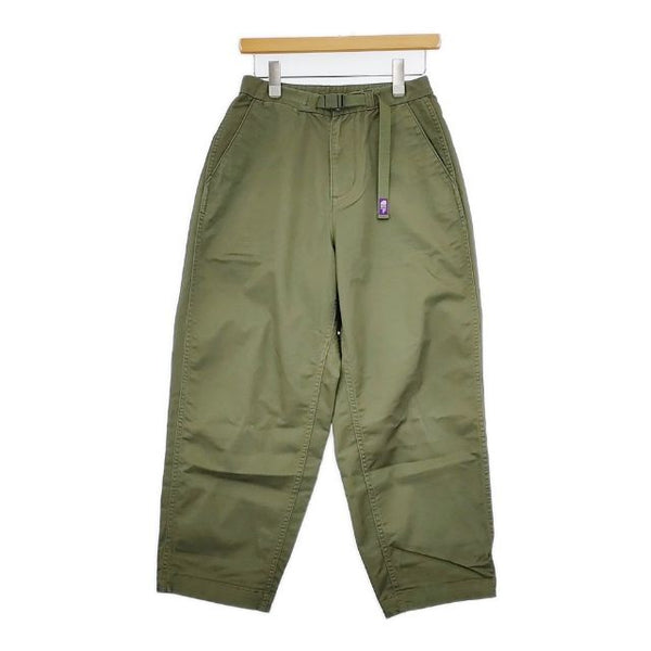 THE NORTH FACE PURPLE LABEL Stretch Twill Wide Tapered Pants ストレッチツイル ワイドテーパードパンツ NT5052N パンツ カーキ レディース ザノースフェイスパープルレーベル【中古】5-0730G∞