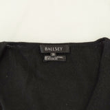 BALLSEY ウール サイズ38 リボン カシュクール プルオーバー セーター ニット ブラック レディース ボールジー【中古】5-0107T♪