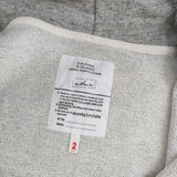 kha:ki MIL-13FCS01 コットンリサイクル裏毛 ジップアップ パーカー グレー レディース カーキ【中古】5-0712M∞