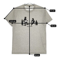 mont-bell WIC.T 森の演奏　XS 半袖Ｔシャツ カットソー グレー レディース モンベル【中古】5-0702S∞