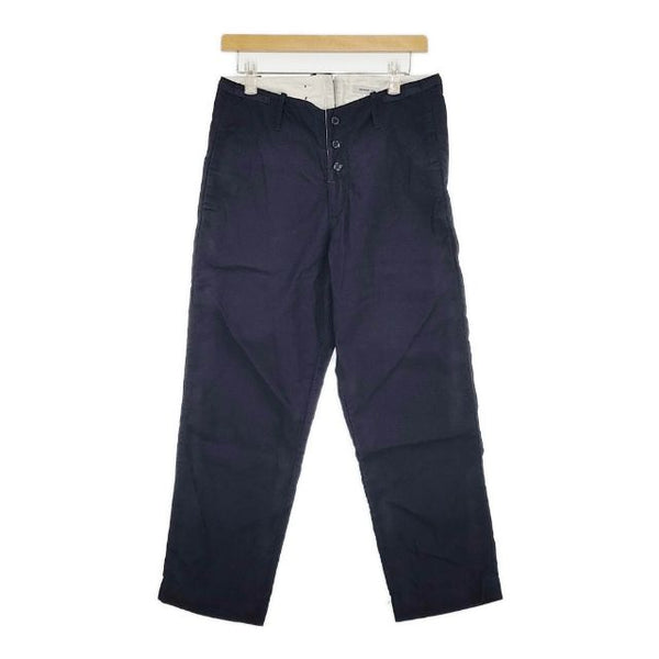 Ordinary fits コットン サイズ1 チノパンツ ネイビー レディース オーディナリーフィッツ【中古】5-0806G∞