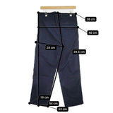 Ordinary fits コットン サイズ1 チノパンツ ネイビー レディース オーディナリーフィッツ【中古】5-0806G∞