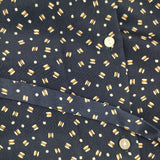 adam et Rope 総柄 ベルト付き ワンピース ネイビー レディース アダムエロペ【中古】5-0712M∞