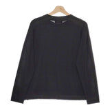 MARGARET HOWELL WOOL COTTON JERSEY 578-4269002 定価17600円 長袖Ｔシャツ カットソー 24AW ブラック マーガレットハウエル【中古】5-0107T♪