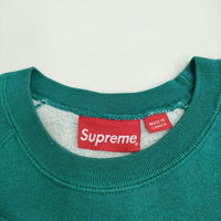 Supreme Circle Logo Sweat 裏毛 刺繍 サイズM スウェット グリーン メンズ シュプリーム【中古】5-0223M♪