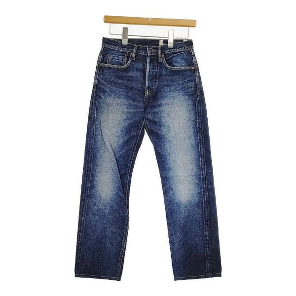 KAPITAL CISCO サイズ28 コットン ジーンズ 加工 赤耳 デニムパンツ ネイビー レディース キャピタル【中古】5-0712G∞