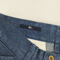 45R/45rpm オーガニックデニム馬比女 定価30800円 ジーンズ デニムパンツ ブルー レディース フォーティーファイブアールピーエム【中古】5-0712G∞