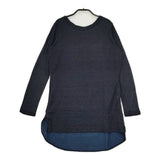 45R/45rpm インディゴ布帛×超ガーゼチュニック 定価35200円 ワンピース ネイビー レディース フォーティーファイブアールピーエム【中古】5-0712M∞