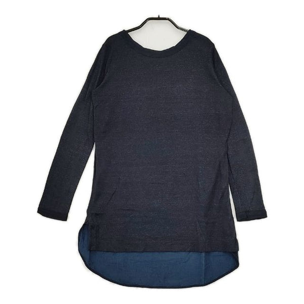 45R/45rpm インディゴ布帛×超ガーゼチュニック 定価35200円 ワンピース ネイビー レディース フォーティーファイブアールピーエム【中古】5-0712M∞