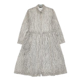 marimekko AITA POPLIN REETTA DRESS ストライプ シャツワンピ サイズ34 ワンピース ホワイト ブラック レディース マリメッコ【中古】5-0411M♪