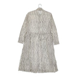 marimekko AITA POPLIN REETTA DRESS ストライプ シャツワンピ サイズ34 ワンピース ホワイト ブラック レディース マリメッコ【中古】5-0411M♪