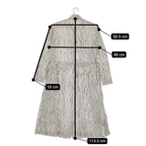 marimekko AITA POPLIN REETTA DRESS ストライプ シャツワンピ サイズ34 ワンピース ホワイト ブラック レディース マリメッコ【中古】5-0411M♪