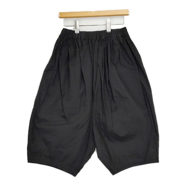 TRAVAIL MANUEL 551071 バルーンパンツ コットン サルエルパンツ ブラック レディース トラバイユマニュアル【中古】5-0712M∞
