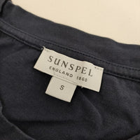 SUNSPEL リバティ ポケット付 半袖Ｔシャツ カットソー ネイビー レディース サンスペル【中古】5-0702S∞