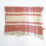 tamaki niime コットン マフラー ストール レッド 多色 レディース 玉木新雌/タマキニイメ【中古】5-0607M◎