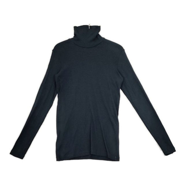 ゴーシュ G234-T043 スーピマカシミアフライス ハイネック  長袖Ｔシャツ カットソー ロンＴ ネイビー レディース ゴーシュ【中古】5-0712M∞