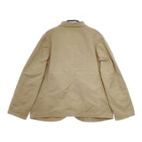 R&D.M.Co- 新品 定価50600円 ガーメントダイ スタンドカラー ジャケット ベージュ レディース オールドマンズテーラー【中古】5-0409M∞