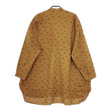 ARTS&SCIENCE 干支 丑 バンドカラーシャツ 0203-U091-1105 長袖シャツ ブラウン系 レディース アーツ&サイエンス【中古】5-0409M∞