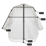 ARTS&SCIENCE 093-U691-129 干支 猪 バンドカラーシャツ サイズ1 長袖シャツ ホワイト レディース アーツ&サイエンス【中古】5-0309M♪