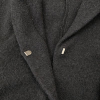 evam eva press wool hooded coat プレスウールフードコート 羽織 定価60500円 E183K063 Cグレー レディース エヴァムエヴァ【中古】5-0110T♪