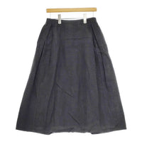 vie evam eva サイドタック side tuck sarrouel pants 定価20900円 V201T903 リネン サルエルパンツ ブラック レディース ヴィー エヴァムエヴァ【中古】5-0409M∞