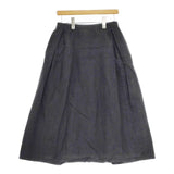 vie evam eva サイドタック side tuck sarrouel pants 定価20900円 V201T903 リネン サルエルパンツ ブラック レディース ヴィー エヴァムエヴァ【中古】5-0409M∞