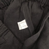 vie evam eva サイドタック side tuck sarrouel pants 定価20900円 V201T903 リネン サルエルパンツ ブラック レディース ヴィー エヴァムエヴァ【中古】5-0409M∞