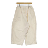 Ordinary fits バルーンパンツ コットン ワイドイージー パンツ アイボリー レディース オーディナリーフィッツ【中古】5-0730G∞