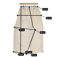 Ordinary fits バルーンパンツ コットン ワイドイージー パンツ アイボリー レディース オーディナリーフィッツ【中古】5-0730G∞