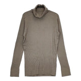 INED cuooタートルネック リブ セーター ニット グレー レディース イネド【中古】5-0730M∞