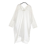 Midi-umi レース コットン ワンピース チュニック ホワイト レディース ミディウミ【中古】5-0403M∞