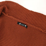 Amina チャイハネ ロング コットン 羽織 カーディガン ブラウン レディース アミナ【中古】5-0728M△