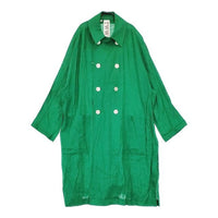 Traditional Weatherwear/Spick and Span リネン トレンチコート グリーン レディース トラディショナルウェザーウェア/スピックアンドスパン【中古】5-0403M∞