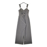 Ameri VINTAGE MEDI CORD SUSPENDER WIDE PANTS 定価19250円 ストライプ サロペット 22SS グレー レディース アメリヴィンテージ【中古】5-0513M♪