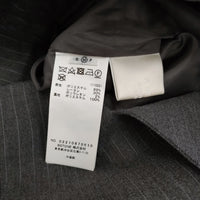 Ameri VINTAGE MEDI CORD SUSPENDER WIDE PANTS 定価19250円 ストライプ サロペット 22SS グレー レディース アメリヴィンテージ【中古】5-0513M♪