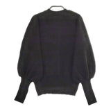 Ameri VINTAGE 02120130310 UND RENEE VELOUR COLLAR KNIT カットワーク付け襟付き セーター ニット ブラック レディース アメリヴィンテージ【中古】5-0112T△