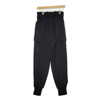 Ameri VINTAGE 02220861611 CARGO SLACKS PANTS カーゴ ジョガー サイズM カーゴパンツ ブラック レディース アメリヴィンテージ【中古】5-0728M△