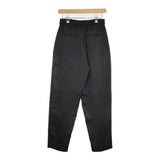Ameri VINTAGE 02320820070 EMBELLISH TAPERED PANTS タック 異素材 パンツ ブラック レディース アメリヴィンテージ【中古】5-0728M△